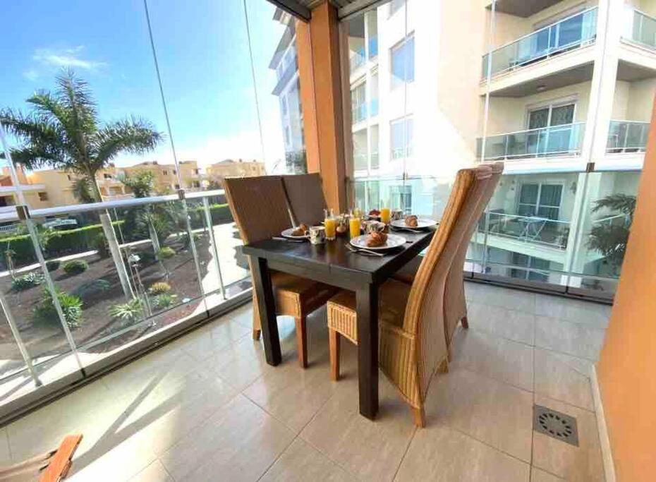 Elegant Colonial Style Ocean View Golf Del Sur Appartement San Miguel de Abona Buitenkant foto